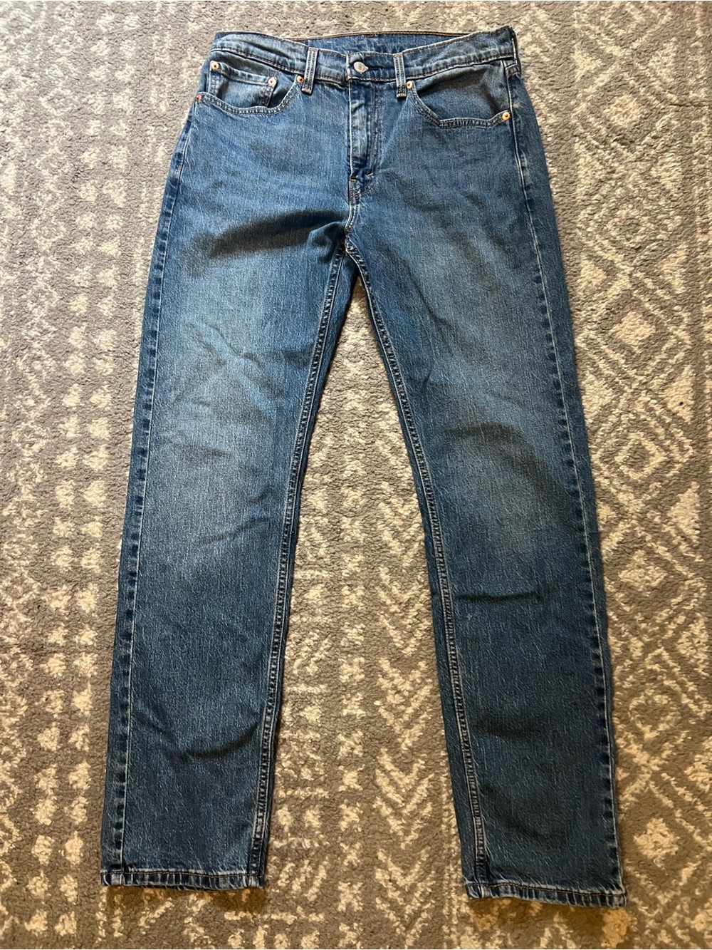 Levi’s  505 Men's Dark Blue Straight-Leg Jeans size 32 length 34 (E200)